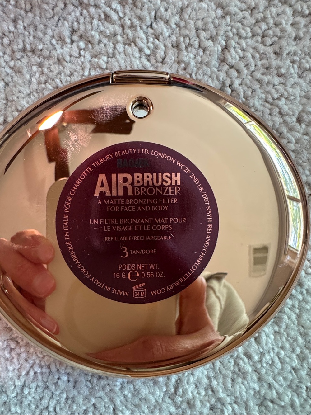 Charlotte Tilbury Air Brush Bronzer “3” Tan - Picture 3 of 4